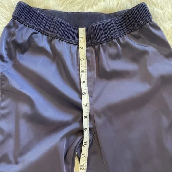 VTG ICINOO Blue Silk Elastic Waist Dress Pants - Picture 4 of 8